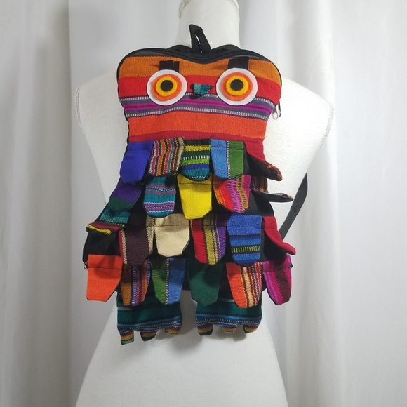 Handbags - Guatemalan Kids/Small Hobo Owl Backpack NWOT